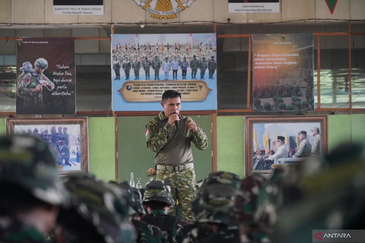 Kodam XII/Tpr strengthens West Kalimantan forest fire task force