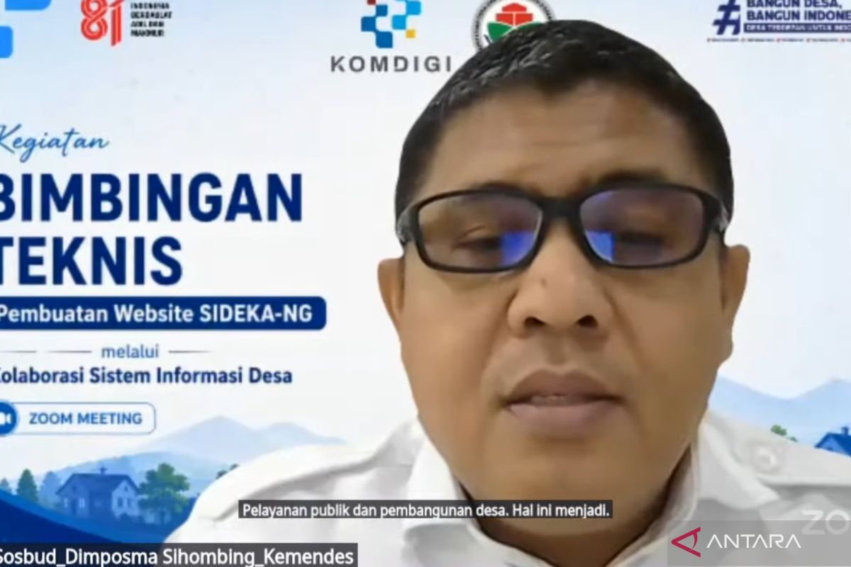 Kemendes: Sideka-NG helps villages communicate development potential and needs