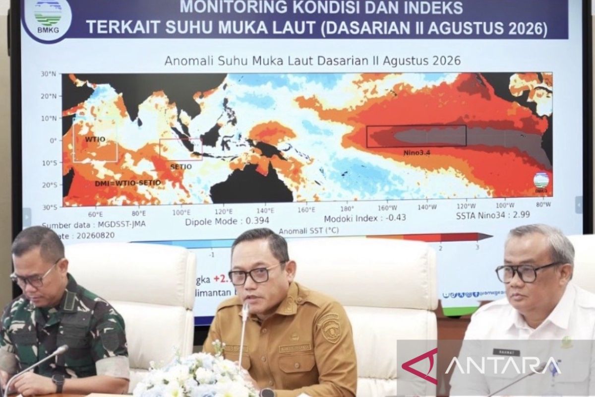 East Kalimantan declares forest and land fire alert status amid extreme weather