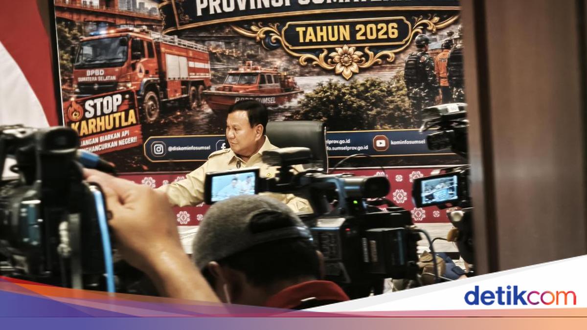 South Sumatra Police Report 17 Forest Fire Suspects, Prabowo Demands Firm Action