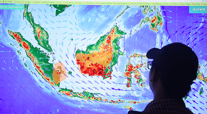 BMKG Detects 64 Hotspots in North Sumatra