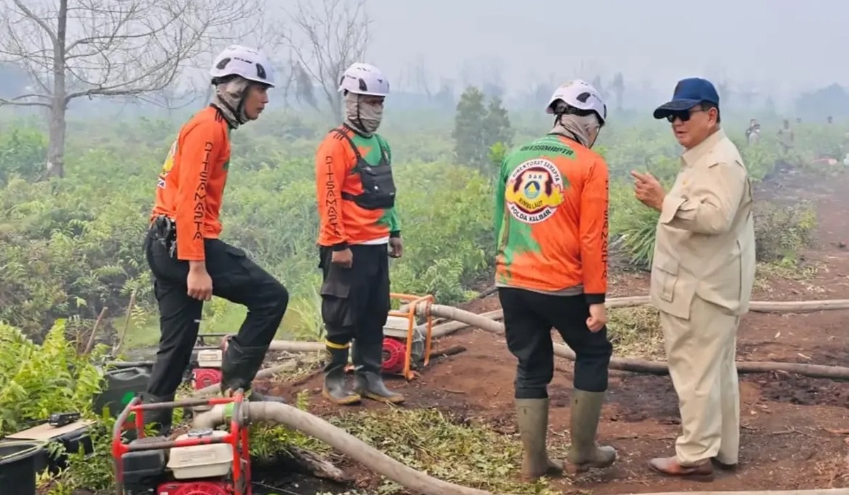 President Prabowo's Swift Action on Kalimantan Forest Fires Draws Praise