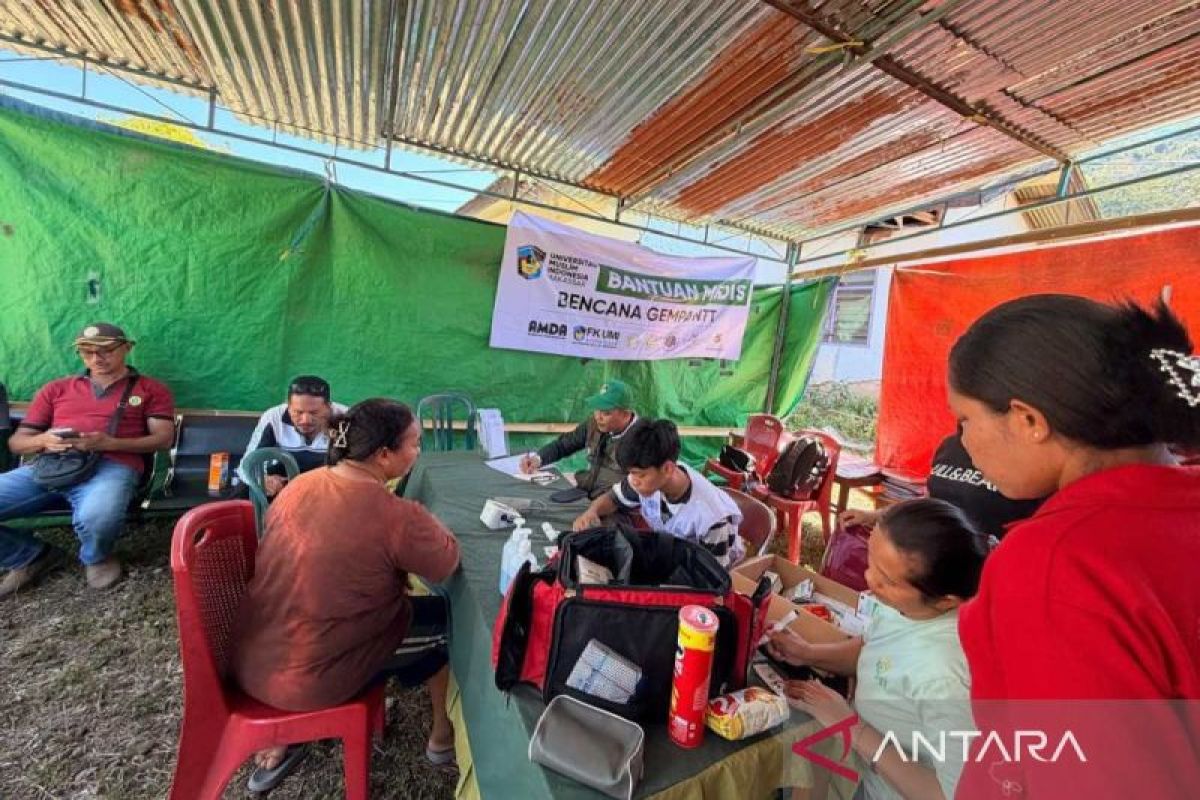 UMI medical team treats Cibal residents under tents after health centre collapses