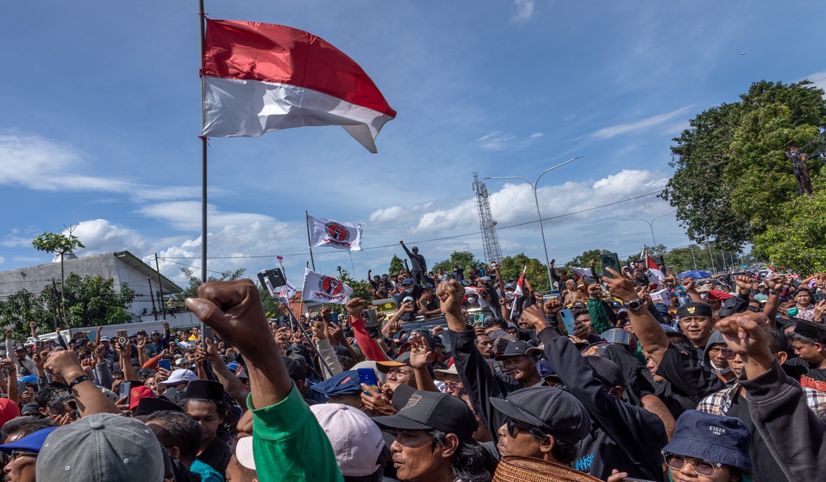 Police Claim No Arrest of AMPB Activist Supriyono over DPR Protest