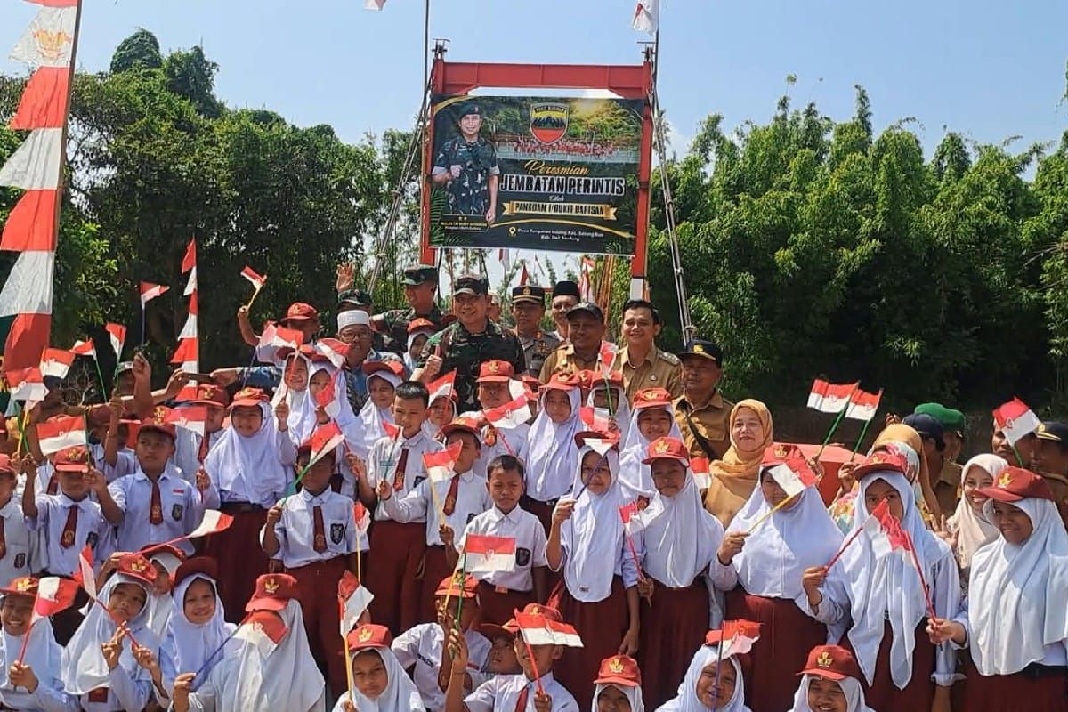 Kodam I/BB completes hundreds of bridges in North Sumatra to ease residents' access