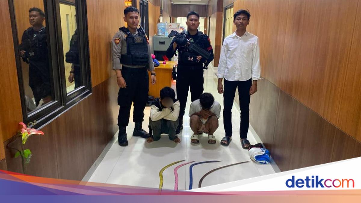 Brimob Polda Metro Arrests 2 Youths About to Brawl in Ciracas, 4 Sharp Weapons Seized