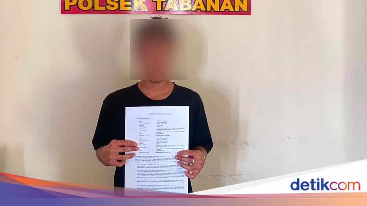 Police Arrest Underwear Thief in Tabanan, Victim Forgives Him
