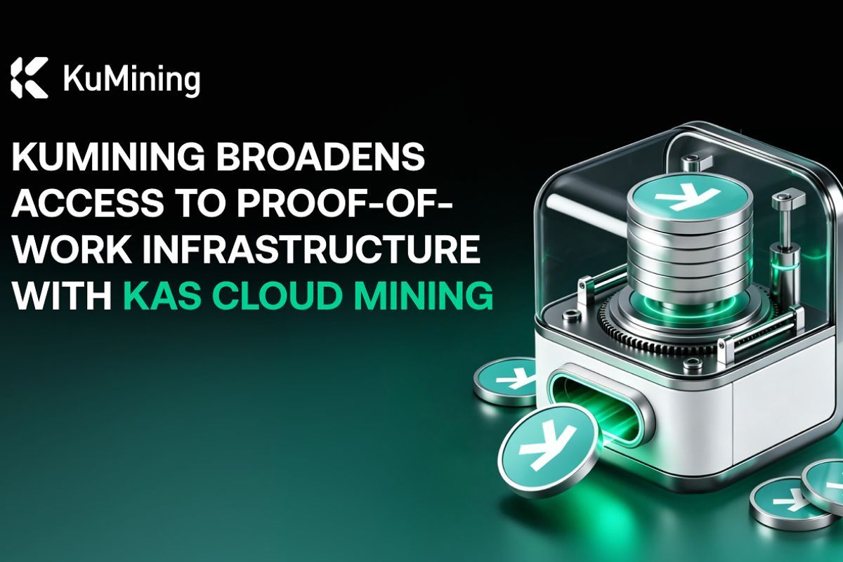 KuMining Expands Access to Proof-of-Work Infrastructure via KAS Cloud Mining