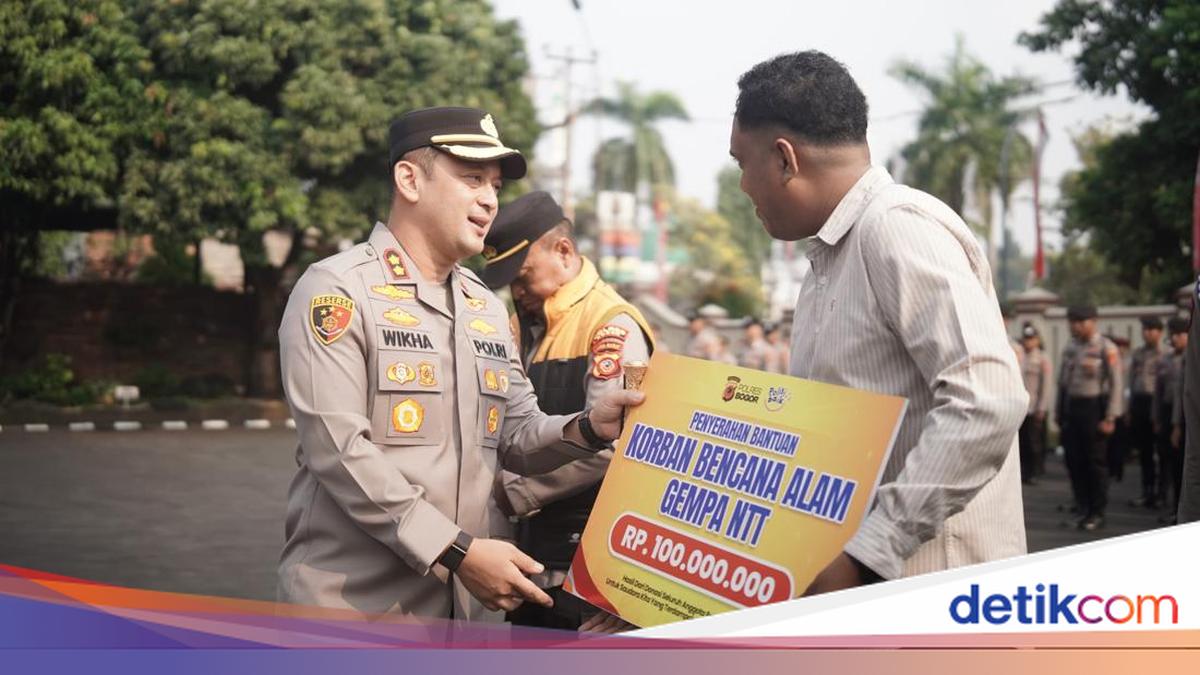 Bogor Police and East Nusa Tenggara Students Distribute Rp100 Million in Aid to East Manggarai