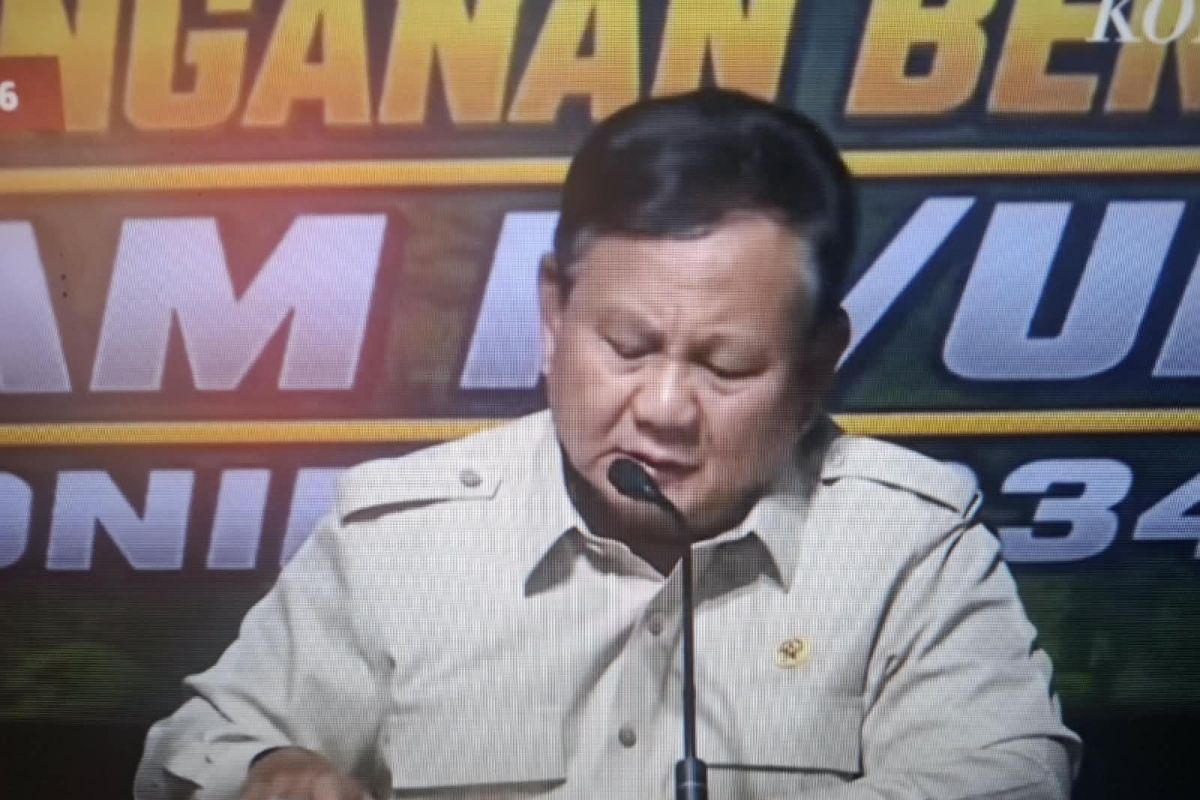 Prabowo explains delayed visit to Flores earthquake site