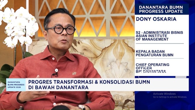 Video: Dony Oskaria and the Results of 1.5 Years of Danantara Managing 1,074 State-Owned Enterprises