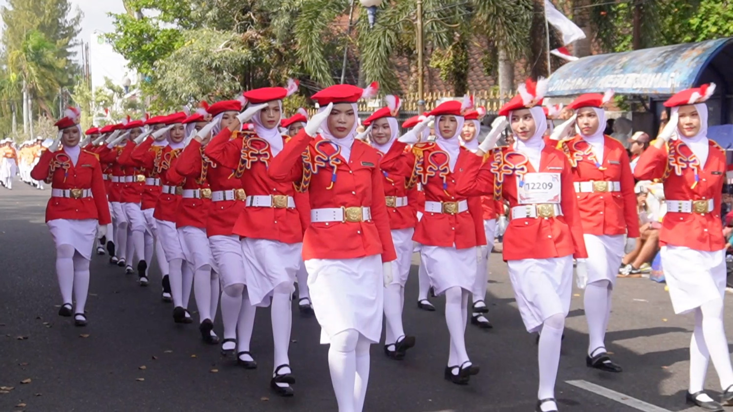 Bangka Belitung marching parade upholds spirit of struggle and peace