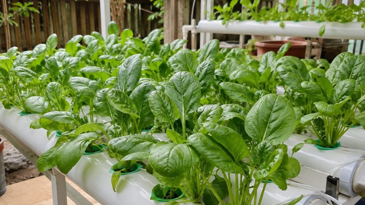 Hydroponic Spinach Can Be a Profitable Home Business, Here's How to Start