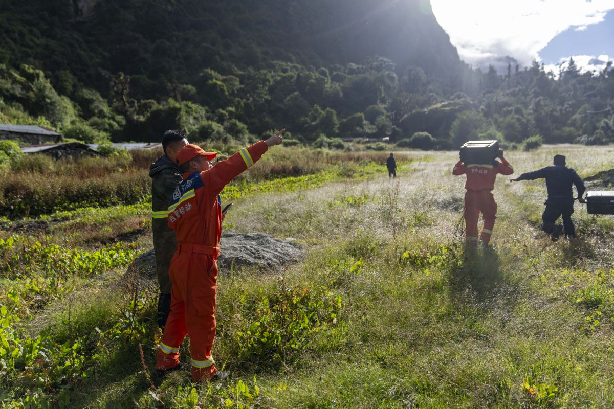 China deploys satellites and drones for post-disaster rescue in Xizang