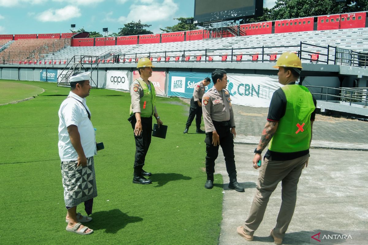 Bali Police conduct risk management assessment at Dipta Stadium