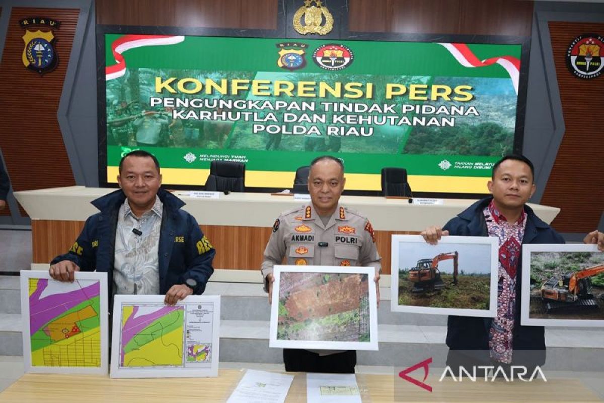 Riau Police name 40 suspects in 37 forest and land fire cases
