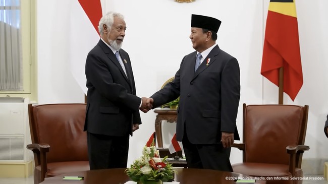 Prabowo Meets Timor Leste President and 10 Nobel Laureates, Discusses Cooperation