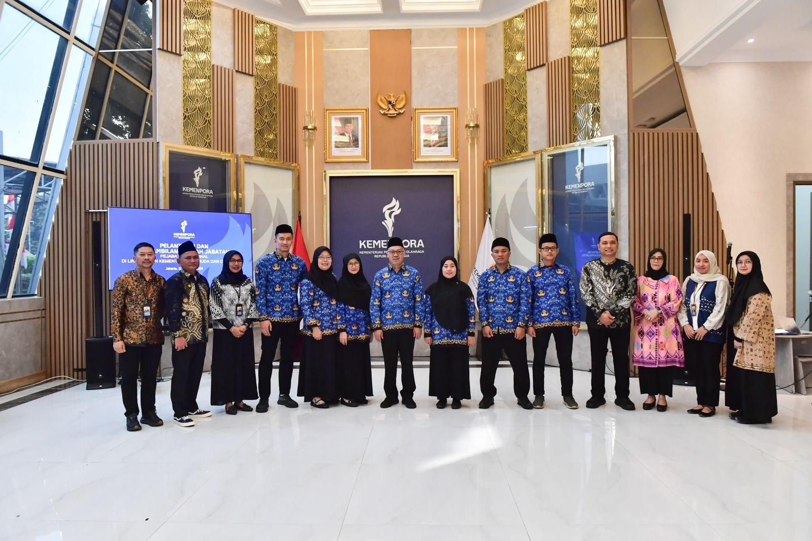 Sesmenpora Inaugurates Six Kemenpora Officials