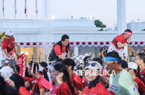 Erick Thohir, Prasetyo Hadi, and Teddy Release 12,000 Runners at Merdeka Run 2026