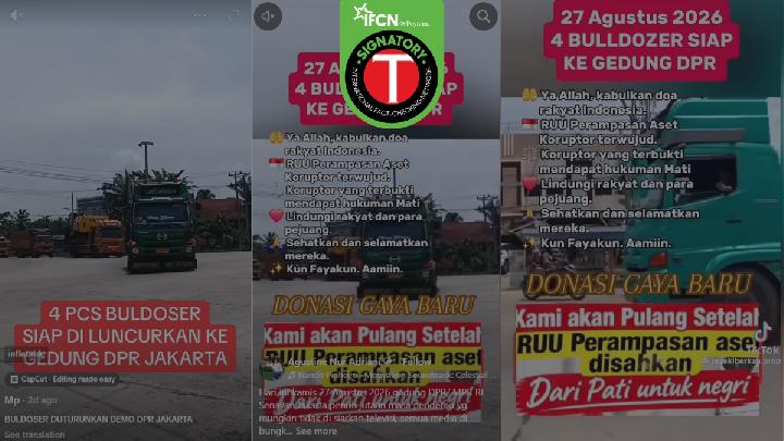 Fact Check: Were Bulldozers Deployed to Counter Jakarta Protesters?