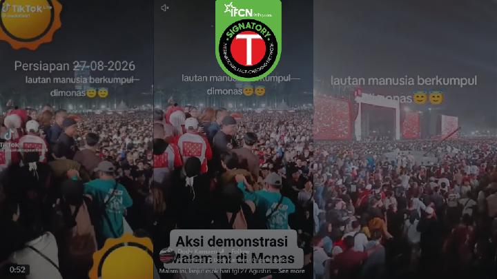 Fact Check: Did Masses Gather at Jakarta's Monas for the August 27 Protest?