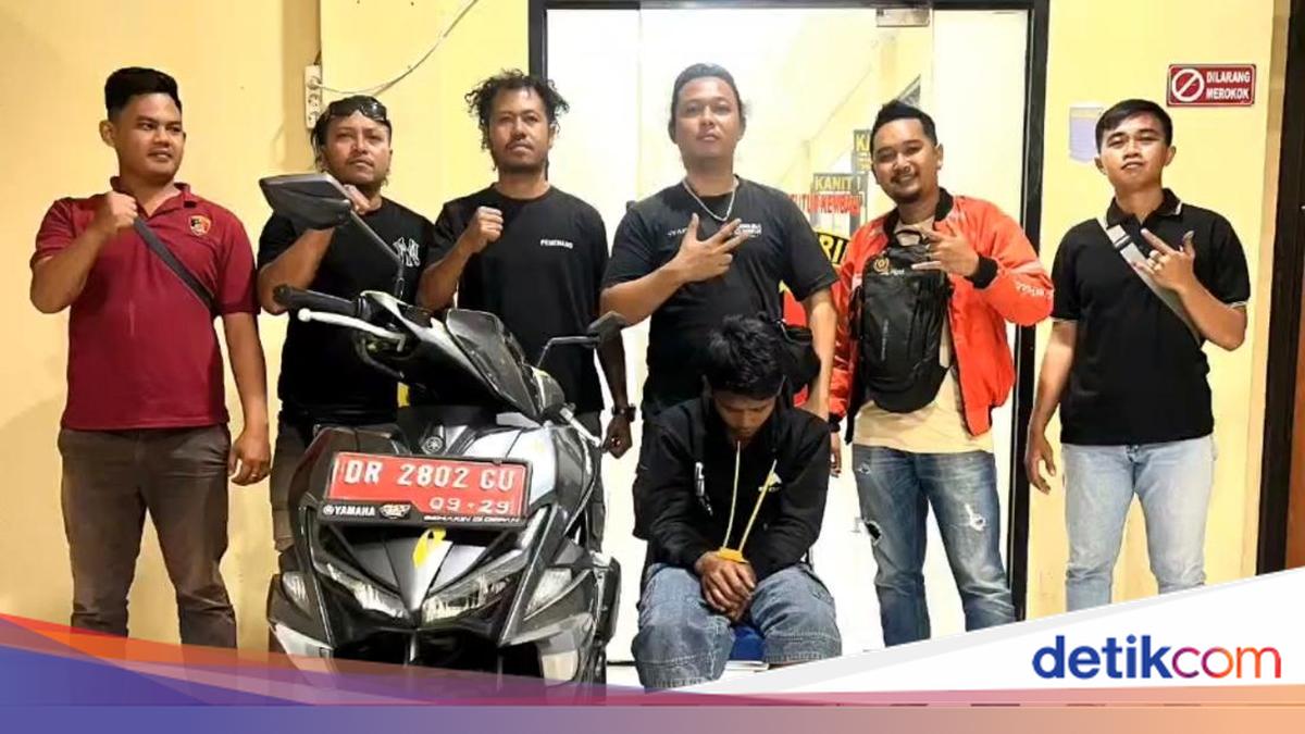 Repeat Offender Steals North Lombok Regency Government Service Motorcycle While It Was Being Repaired