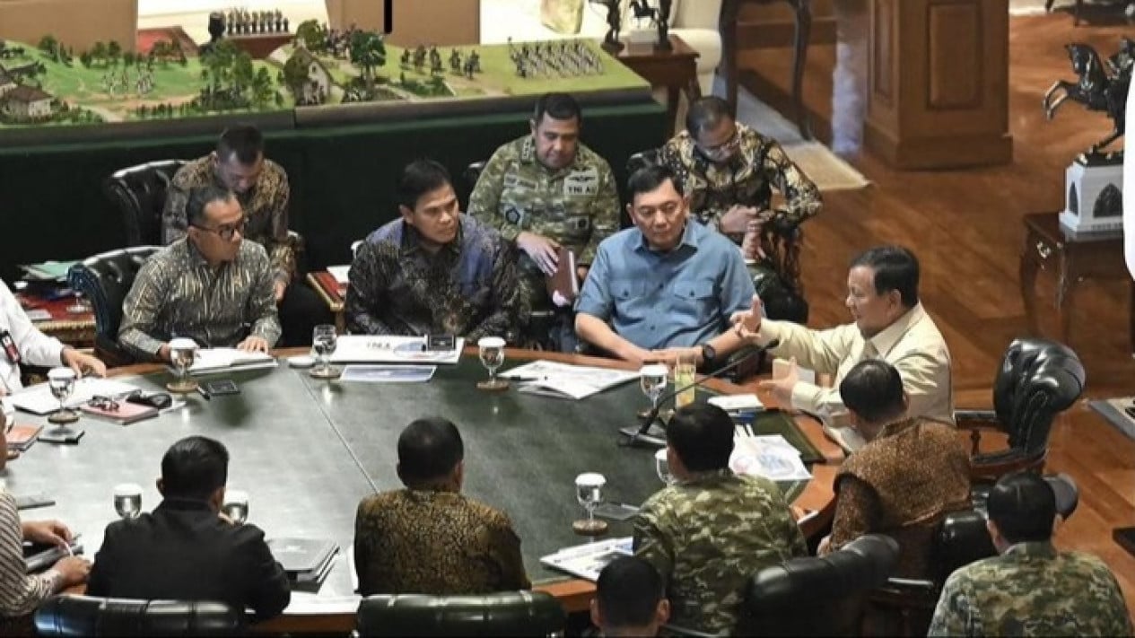 Prabowo and TNI Leadership Discuss Dayak Recruitment and Disaster Response