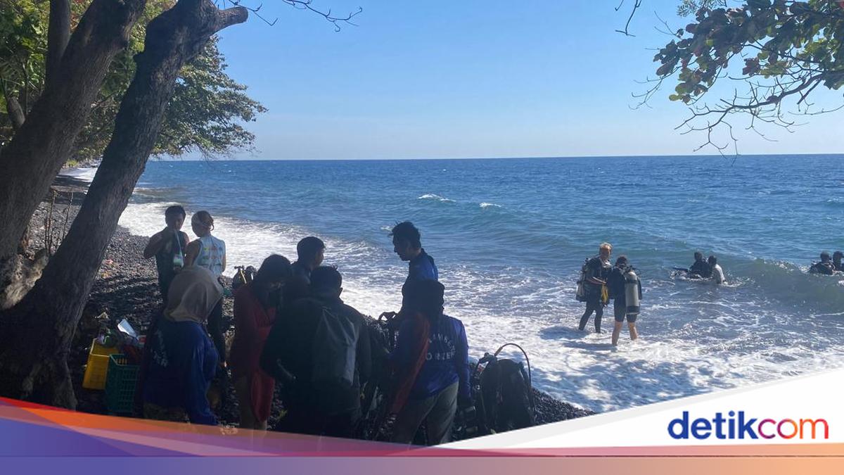 High Season: Tulamben Beach in Karangasem Crowded with Diving Tourists