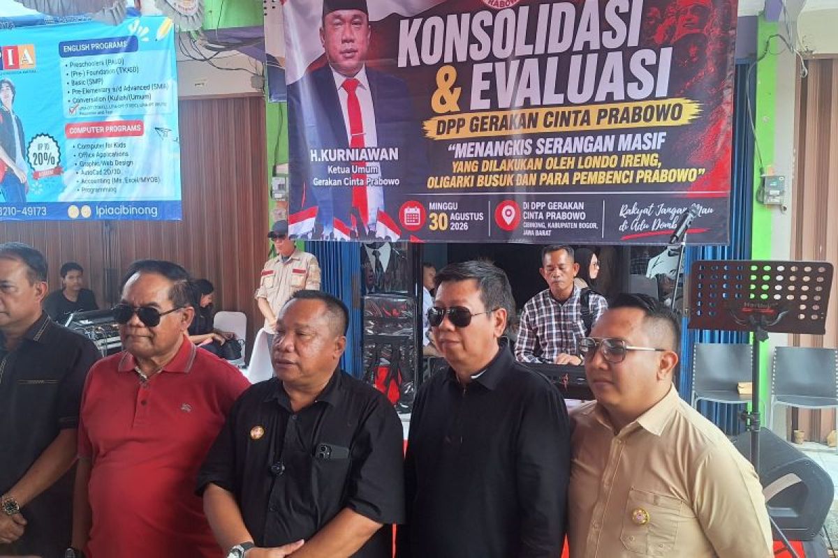 Prabowo Love Movement Volunteers Hold Evaluation and Consolidation Meeting