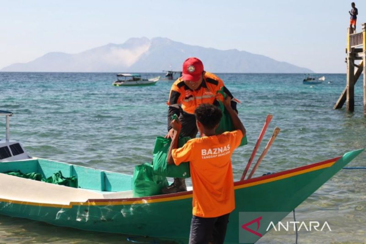 Baznas distributes logistics to earthquake victims in isolated NTT areas