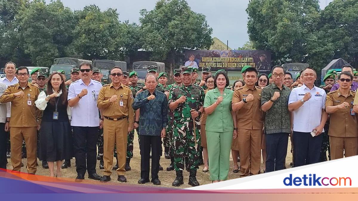 Bali Provincial Government and Korem 163/Wira Satya Dispatch 9 Trucks of Aid for Earthquake Victims