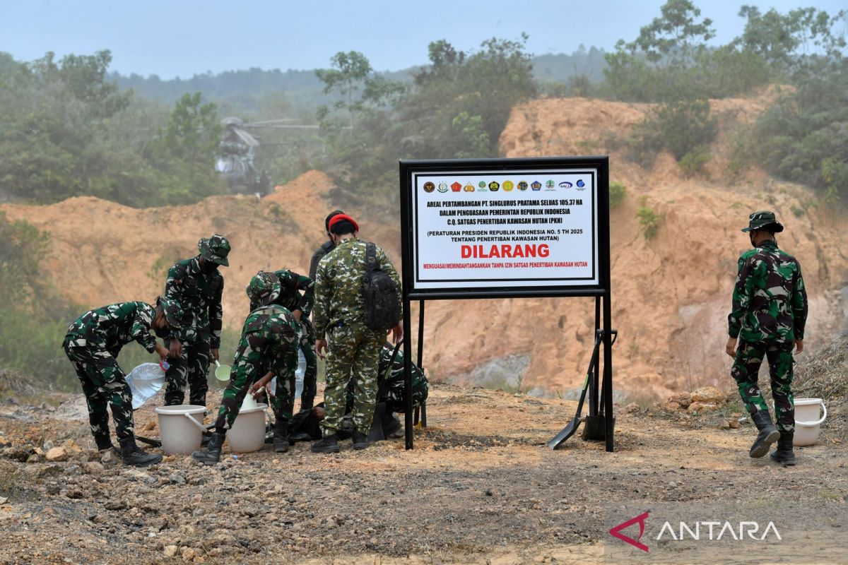 PKH Task Force seizes 111.71 hectares of illegal mining in IKN area