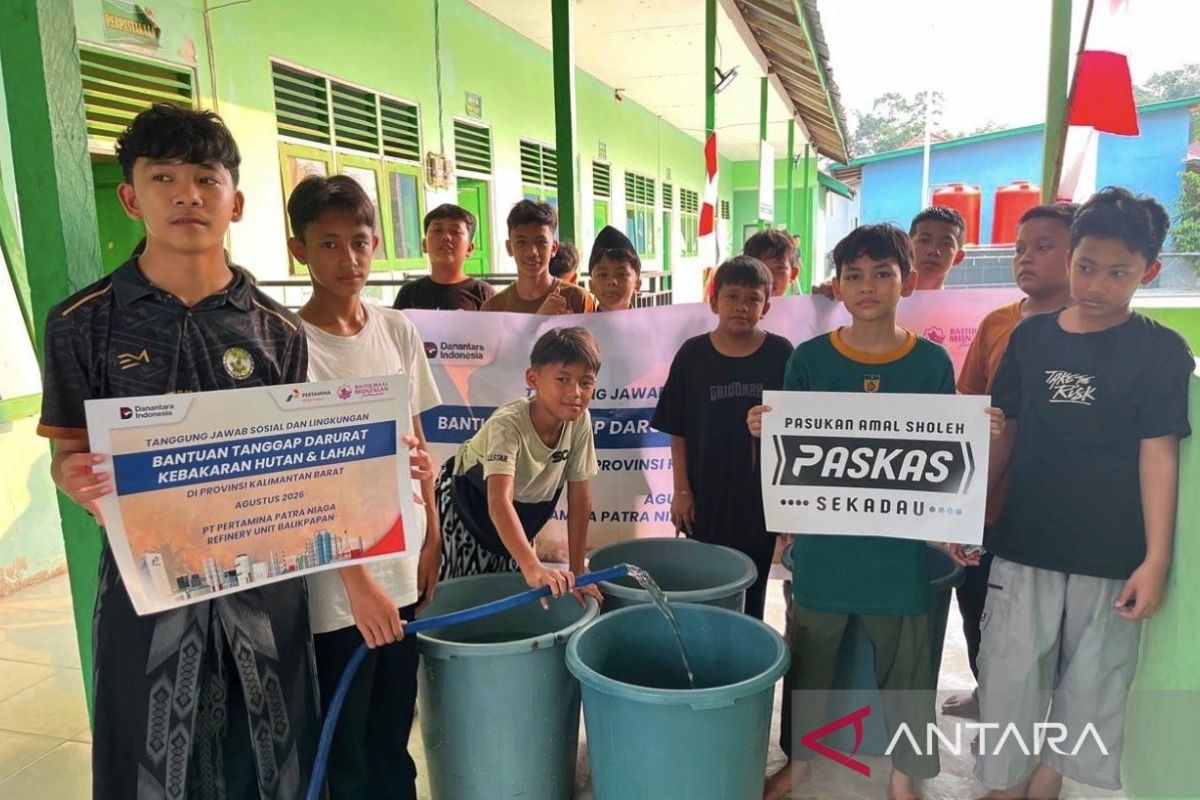 Pertamina provides emergency relief for forest and land fires in West Kalimantan