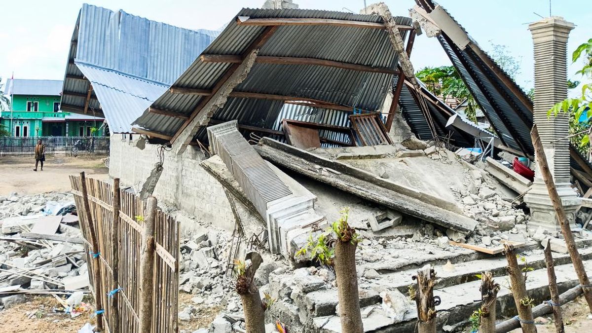 Houses Destroyed by NTT Earthquake: One Family Forced to Live in Pigsty