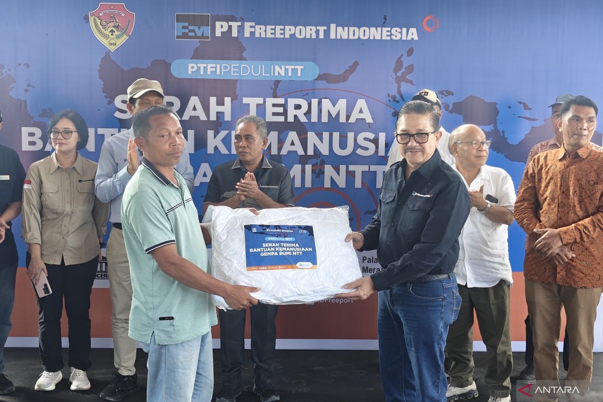 Freeport Indonesia distributes Rp2.5 billion in aid for NTT earthquake victims