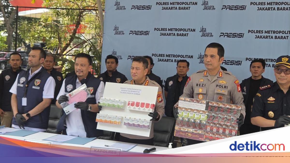 Illegal Cigarette Production Uncovered in West Jakarta, Featuring 'Marbol' and 'GP' Brands