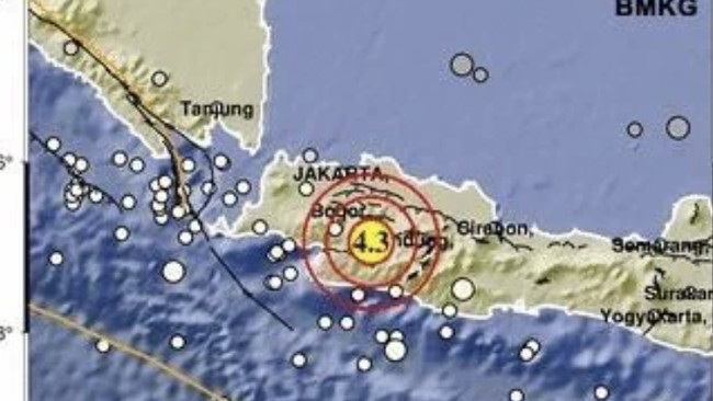 M 4.3 Earthquake Hits Cianjur, Felt in Jakarta, Bandung, and Bogor