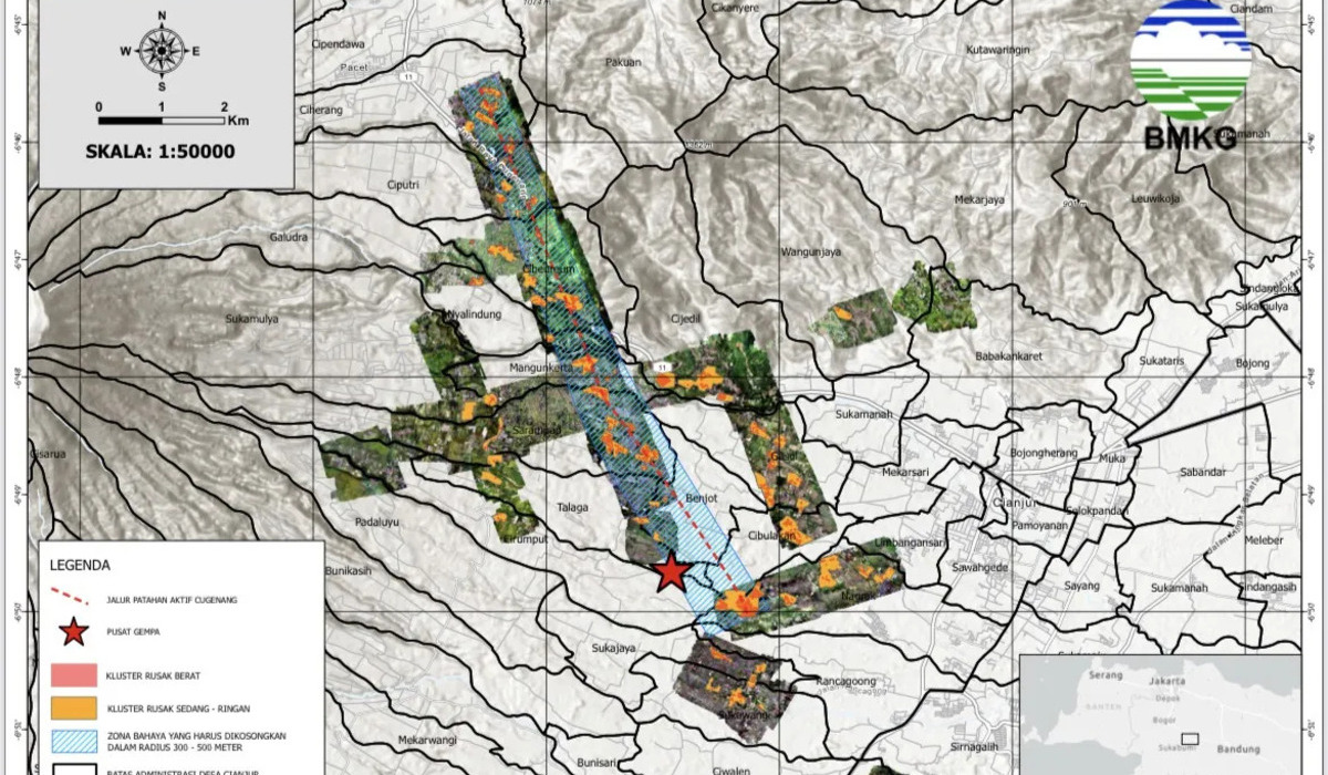 Understanding the Cugenang Fault in Cianjur: Discovery, Path, and Earthquake Risks