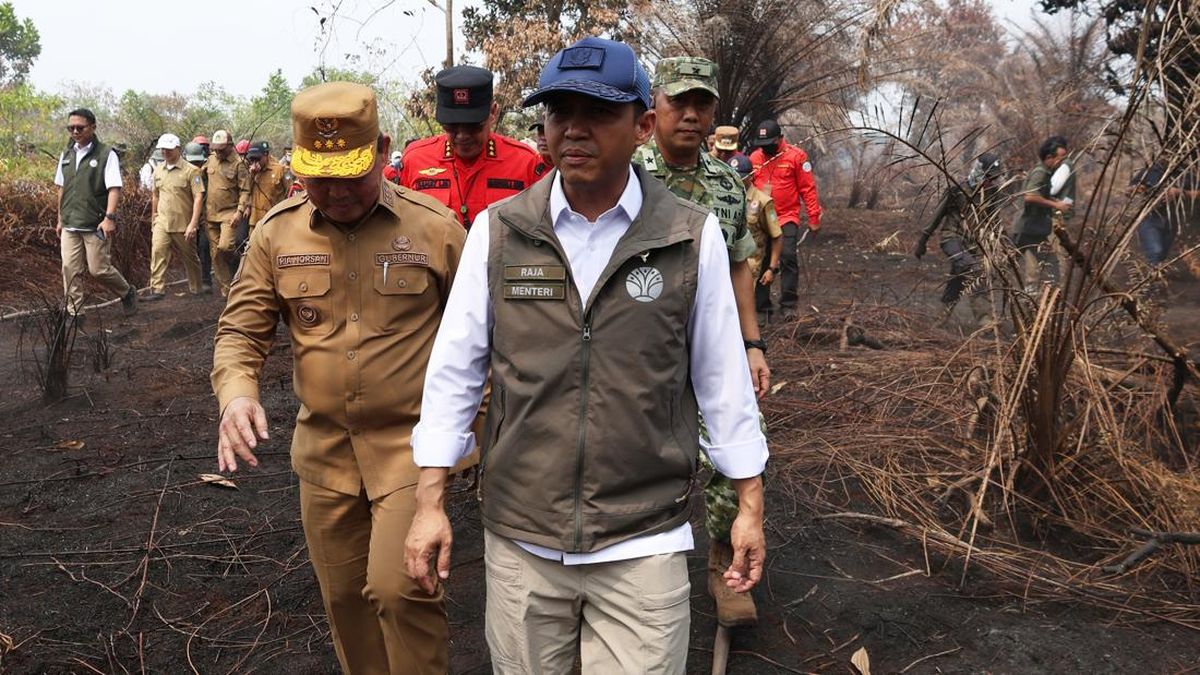 Forestry Minister Raja Juli Warns of Forest Fire Risks During El Niño Peak in September