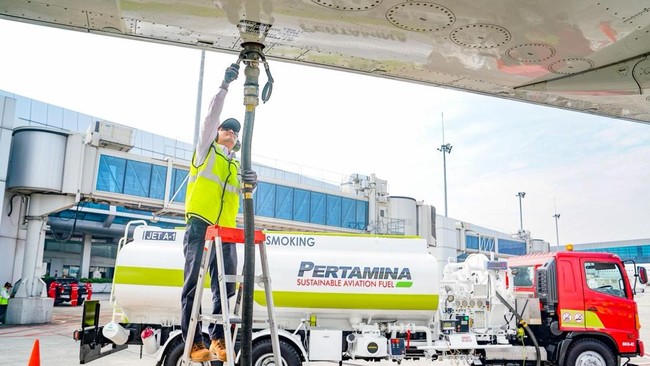 Pertamina Expands Eco-Friendly SAF Aviation Fuel Services