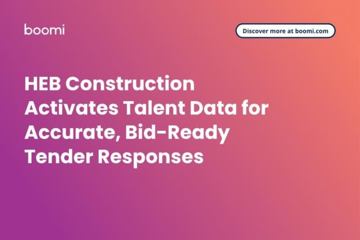 HEB Construction Utilises HR Data to Generate Accurate and Ready-to-Submit Tender Responses