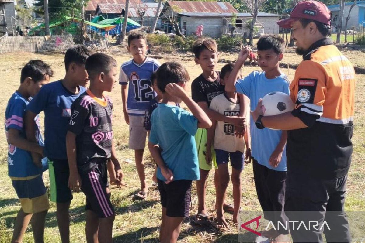 Baznas provides psychosocial support services for children affected by NTT earthquake