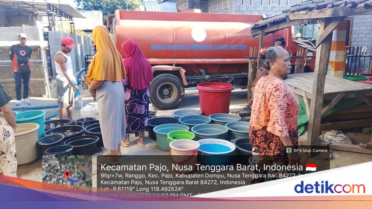 Drought Spreads in Dompu, 1,877 Households Struggle to Access Clean Water