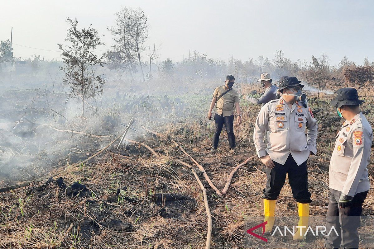 Banjarbaru Police Secure Data on All Landowners Involved in Forest Fires