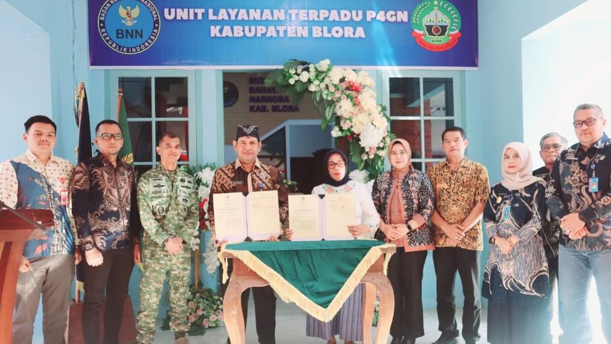 Serving as Precursor to Blora National Narcotics Agency, Local Government Inaugurates Integrated Service Unit