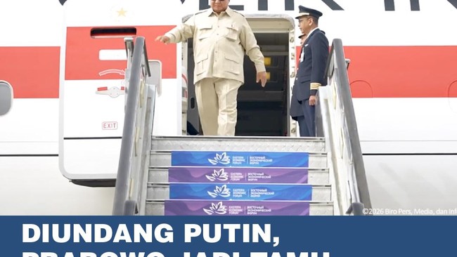 Video: Invited by Putin, Prabowo Named Guest of Honour at 11th Russian EEF