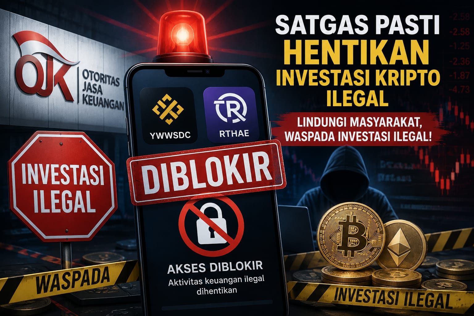 Illegal Crypto Investment Task Force Halts Two Entities, Blocks Access