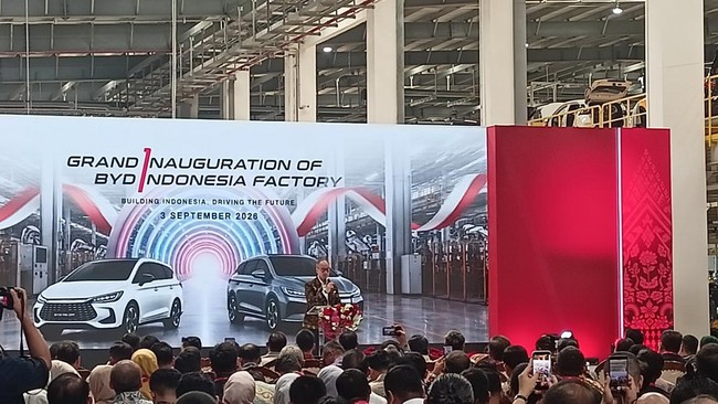 Minister of Industry's Remarks During the Inauguration of BYD's Rp11.7 Trillion Factory in Subang