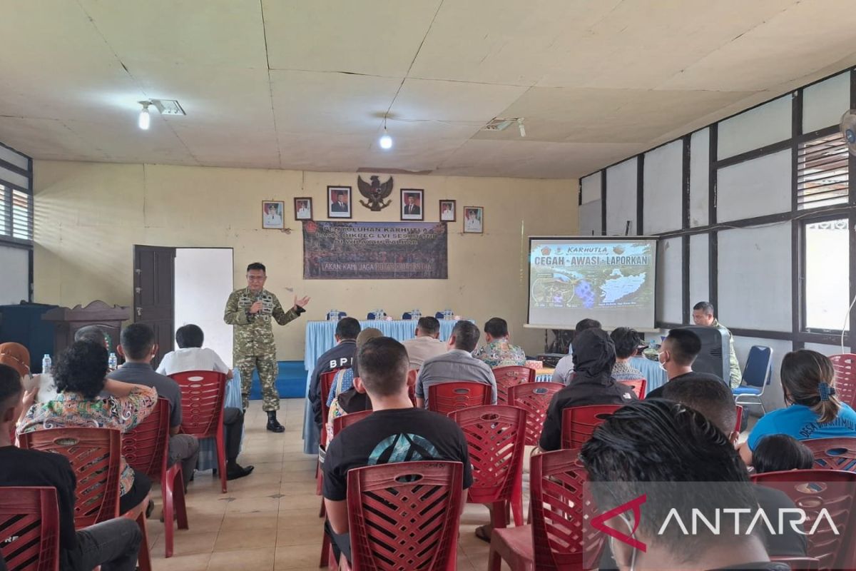 TNI Command School Commander Emphasises Prevention and Early Detection of Forest and Land Fires in Bengkayang