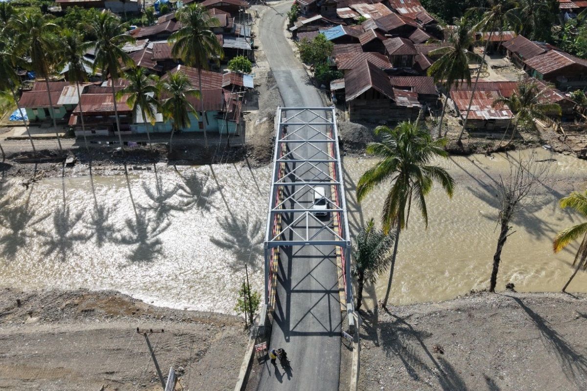 Ministry of Public Works Completes Repairs on Lumut Bridge in Central Aceh